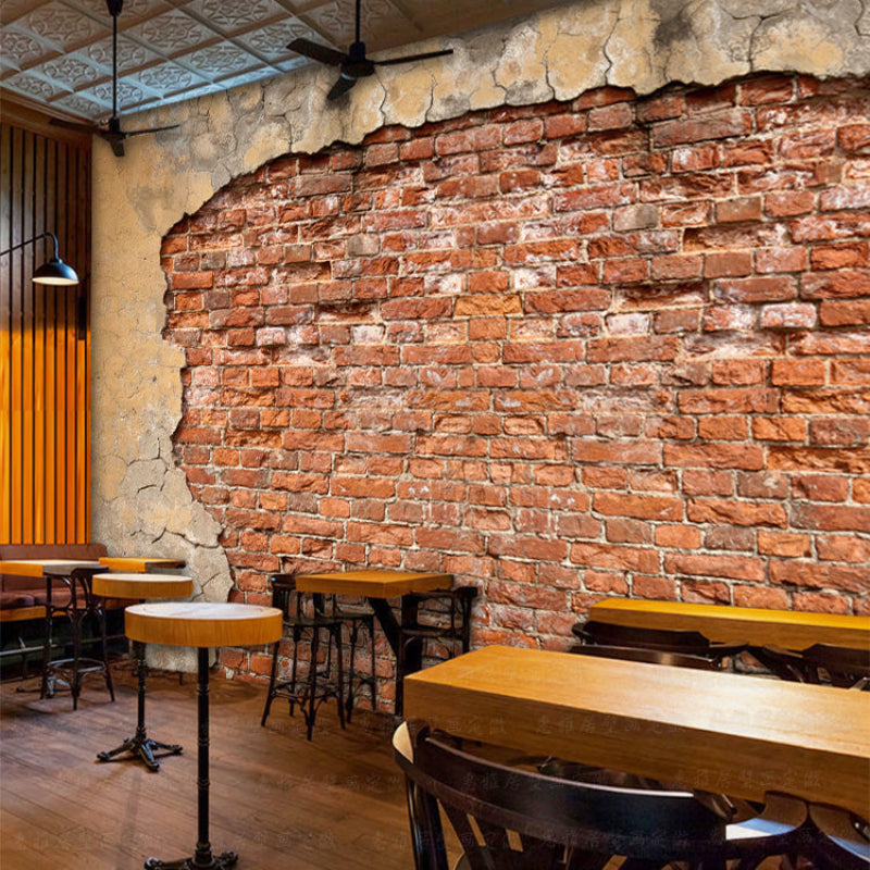 3D Wallpaper Retro Internet Cafe Bar